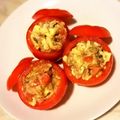 懶懶的廚房筆記 的 鮪魚蛋番茄盅♥ cooksnap