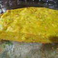 El cooksnap de Andrea Portela cuando hizo Fainá de zapallitos y zanahoria.