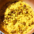 El cooksnap de Ines Mercado cuando hizo Guiso de arroz con carne molida.