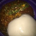 Zainab Jari(xeetertastybites)'s cooksnap of when they made Tuwon Masara Miyan kuka(Corn meal swallow).