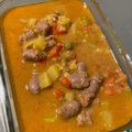 El cooksnap de Noelia cuando hizo Salchichas frescas guisadas con verduras.