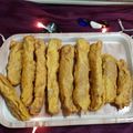 Saira Abdullah's cooksnap of when they made French Fries Pakora.