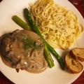 El cooksnap de Miguel Anaya cuando hizo Filete Migñon al vino tinto con echalote.