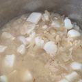 El cooksnap de Alvaro cuando hizo Calamares encebollados.