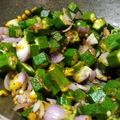 Ananyaji's cooksnap of when they made வெண்டைக்காய் பொரியல்(ladys finger poriyal recipe in tamil).