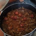 El cooksnap de Javiera Díaz cuando hizo Lentejas con longaniza y verduras.