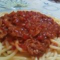 El cooksnap de ali cuando hizo Fideos con Atún.