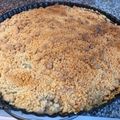 El cooksnap de Flor Alsina cuando hizo Tarta Crumble de Manzanas.