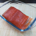 El cooksnap de Andrea Jurado cuando hizo Salmón ahumado.