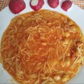 El cooksnap de Antonia García Fernández cuando hizo Garbanzos y Judiones o Alubias blanca en cascote.