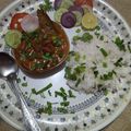 Lovely Agrawal का कुकस्नैप जब उन्होंने राजमा चावल (rajma chawal recipe in hindi) बनाया था।