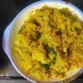 Pinal Patel's cooksnap of when they made મસાલા ભાત (Masala Bhat Recipe In Gujarati).
