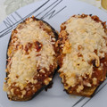 El cooksnap de Carlos Moreno cuando hizo Berenjenas rellenas de carne picada y tomate.