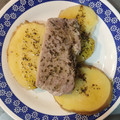 El cooksnap de Javier Resa Carmona cuando hizo Filete de Atún a la plancha sobre cama de Patata al Vapor.
