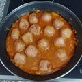 El cooksnap de Cristian Freixes cuando hizo Albóndigas de pollo y pavo a la jardinera.