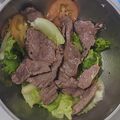 Cooksnap của Cau Hai khi họ làm theo món Xà lách trộn thịt bò