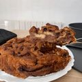 Cooksnap nurul fahiera Fadzil semasa beliau membuat Puding Roti Coklat Mini.