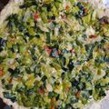 El cooksnap de Lucía Fernández cuando hizo Tarta de puerros con crema de leche.