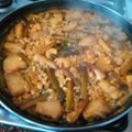El cooksnap de irene2015 cuando hizo Arroz con rape y alcachofas.