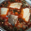 El cooksnap de Sandra cuando hizo Garbanzos con bacalao.