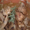 El cooksnap de ANGELICA INTRIAGO cuando hizo Conejo al ajillo con un buen toque de romero.