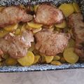 Katalin Kneip Cooksnap-ja, amikor elkészítette a(z) Tepsis hagymás-mustáros karaj receptet.