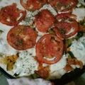 El cooksnap de Celeste Avila cuando hizo Pizza primavera.