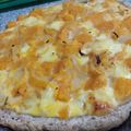 El cooksnap de Yessica Agustoni cuando hizo Tarta de calabaza, queso y cebolla.