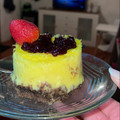 El cooksnap de Vale Barreto cuando hizo Cheesecake de frutos rojos en taza ☕️🫐🍓.