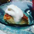 El cooksnap de Melisa Cordoba cuando hizo Flan de dos leches.