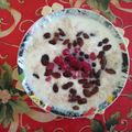El cooksnap de Fatima Kaissi Salgado cuando hizo Bol con kéfir de cabra, copos de avena y frutos secos.