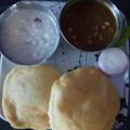 Jaskaran Gosal's cooksnap of when they made Choley Bhature.