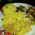 Soumyashree Roy Chatterjee's cooksnap of when they made বাসন্তী পোলাও (Basanti Pulao recipe in Bengali).