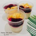 Cooksnap dari Dini Widyasmarani untuk resep 46.2023. Silky Fruit Pudding (15 cup uk 150 ml)