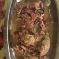 El cooksnap de Alejandra Parra cuando hizo Salsa de crema con champignones y pollo.