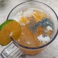 Cooksnap dari Florensia Wenda untuk resep Iced coconut orange drink with jelly *Es Jeruk mix Degan