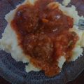 El cooksnap de Sol Vendee cuando hizo Albóndigas con Puré.
