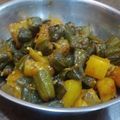 Tulsi Shaherawala's cooksnap of when they made મસાલા આલુ ભીંડી(Masala Aloo Bhindi Recipe In Gujarati).
