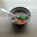  Staff Canteen UK's cooksnap of when they made Moroccan Chickpea - Chicken Soup.