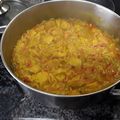 El cooksnap de Víctor Muñiz cuando hizo Fideuá de pollo.