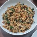 Cooksnap dari retha untuk resep Tongkol suwir daun kemangi 🐟😋😋