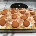 Jameshia 's cooksnap of when they made Banana pudding poke cake.