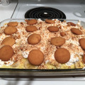 Jameshia 's cooksnap of when they made Banana pudding poke cake.