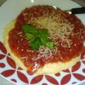 El cooksnap de barbarita3236 cuando hizo Polenta con salsa y albóndigas 🍴.