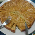 El cooksnap de Rafael Medina cuando hizo Torta de manzana.