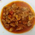 El cooksnap de abejita zumbona cuando hizo Solomillo de cerdo con champiñones y salsa de vino tinto.