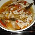 El cooksnap de Marisol Varesi cuando hizo Pollo al escabeche.