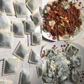 El cooksnap de mariana ojeda cuando hizo Ravioles caseros de verdura.