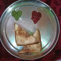 Pooja varshney का कुकस्नैप जब उन्होंने सैंडविच (sandwich recipe in Hindi) बनाया था।