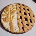 El cooksnap de johana Ameluz Ds. cuando hizo Tarta de ricota y pasta frola de dulce de membrillo.
